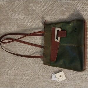 Vintage Cuoieria Fiorentina Convertible Leather Purse
